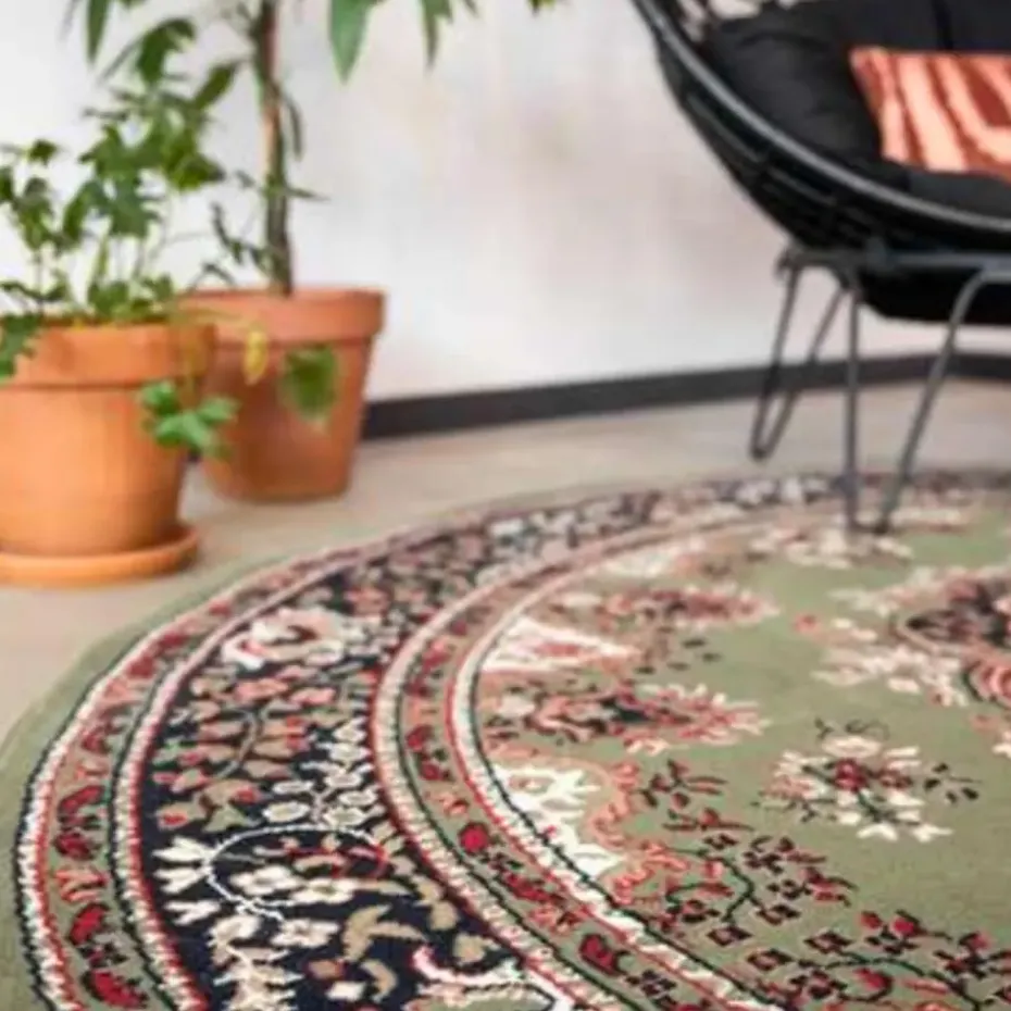 Interieur05 Vloerkleed Nain - Groen - 235 cm - (XL)