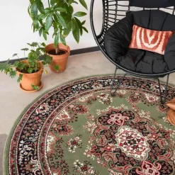 Interieur05 Vloerkleed Nain - Groen - 235 cm - (XL)