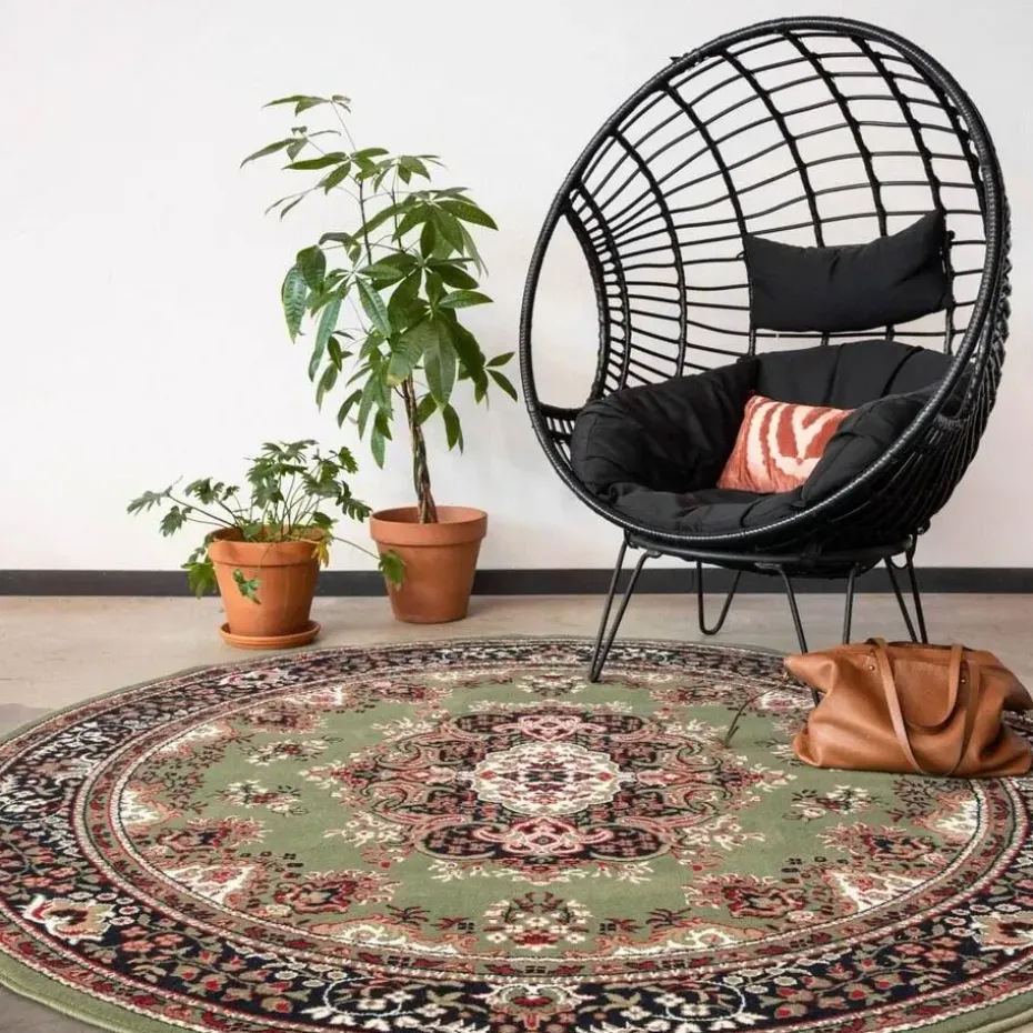 Interieur05 Vloerkleed Nain - Groen - 235 cm - (XL)