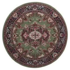 Interieur05 Vloerkleed Nain - Groen - 200 Ø - (L)