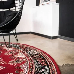Interieur05 Vloerkleed Nain - Rood - Perzisch - 160Ø