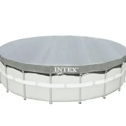 INTEX - Zwembadhoes - Grijs - Polyetheen - 488 cm