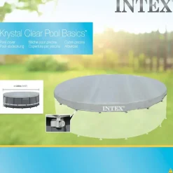 INTEX - Zwembadhoes - Grijs - Polyetheen - 488 cm