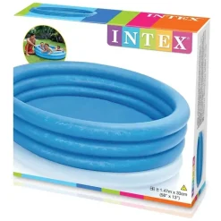 Intex kinder zwembad - blauw - rond - opblaasbaar - 147 x 33 cm