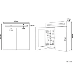 JARAMILLO - Badkamermeubel - Wit - Multiplex