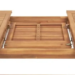 JAVA - Tuinset voor 6 - Lichte houtkleur/Wit - Acaciahout