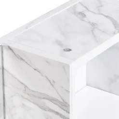 JOINVILLE - Badkamerwandkast met spiegel - Wit - Vezelplaat