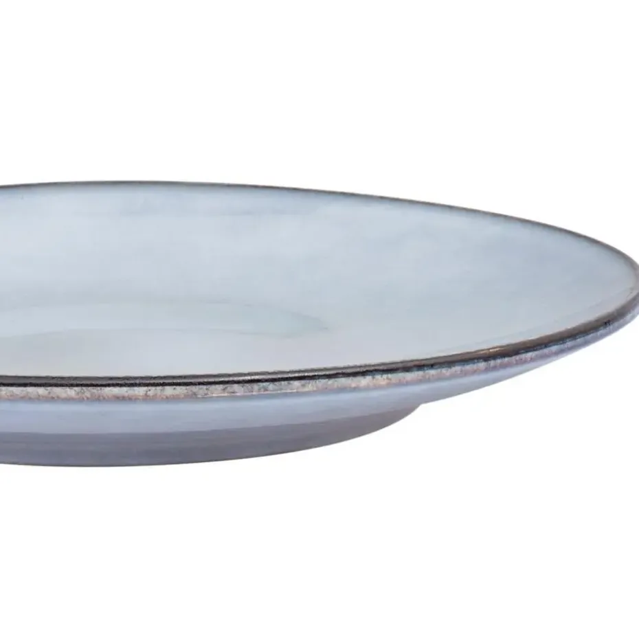 JUNIPER - Dinerborden set van 8 - Lichtblauw - Steengoed