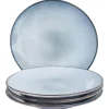 JUNIPER - Dinerborden set van 4 - Lichtblauw - Steengoed