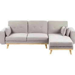 KAARINA - Hoekbank - Grijs - Linkszijdig - Polyester