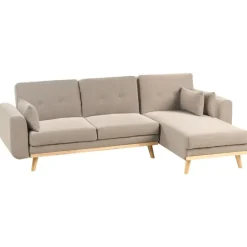 KAARINA - Hoekbank - Lichtbruin - Linkszijdig - Polyester