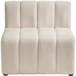 KAGE - Fauteuil - Lichtbeige - Bouclé