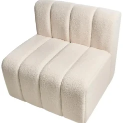 KAGE - Fauteuil - Lichtbeige - Bouclé