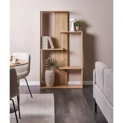 KAHNTAH - Boekenkast - Lichtbruin - Spaanplaat