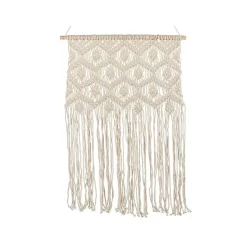 KALERI - Wanddecoratie - Beige - Katoen