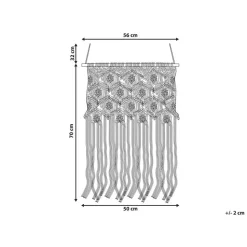 KALERI - Wanddecoratie - Beige - Katoen