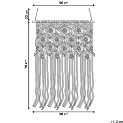 KALERI - Wanddecoratie - Beige - Katoen
