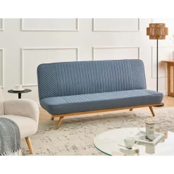 KALFAFELL - Slaapbank - Blauw - Polyester