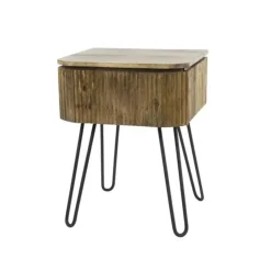 Kalfort Belisa Nachtkastje staand 1 lade mangohout 45x40x60