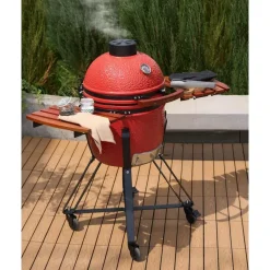 KAMADO - Houtskoolgrill - Rood - Keramiek