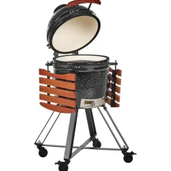 KAMADO - Houtskoolgrill - Zwart - Keramiek