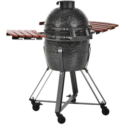 KAMADO - Houtskoolgrill - Zwart - Keramiek
