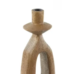 Kandelaar Django - Bruin - 13x13x43cm