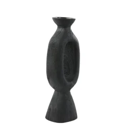 Kandelaar Django - Zwart - 14x12x45cm