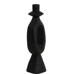 Kandelaar Django - Zwart - 14x14x50cm