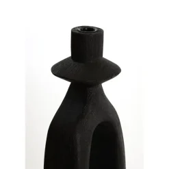 Kandelaar Django - Zwart - 14x14x50cm