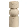 Kandelaar Raven - beige - 20xØ8 cm