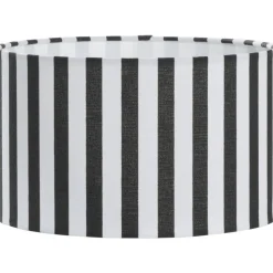 Kap Juul - stof zwart/wit - 15xØ25 cm