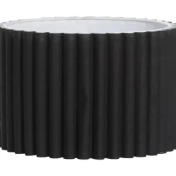 Kap Rune - zwart - 18xØ27 cm