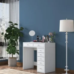 Kaptafel Wit Hout - 90x44,5x81,6cm - Beyas