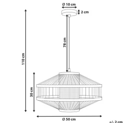 KARAJ - Hanglamp - Natuurlijk - Bamboe