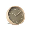 Karlsson - Tafelklok Pure Wood Grain - Mosgroen
