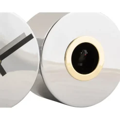 Karlsson - Wandklok Duo Cuckoo Plated - Chrome plated