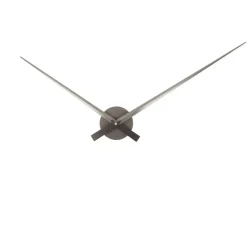 Karlsson - Wandklok Little Big Time Metallic - Metallic dark grey- Ø77,5cm