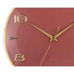 Karlsson - Wandklok Sienna Glow - Rode oker- Ø40,6cm