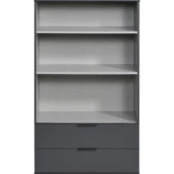 Kast Lucca 2-deurs - grafietkleur - 140x81x40 cm