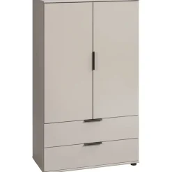Kast Lucca 2-deurs - greige - 140x81x40 cm