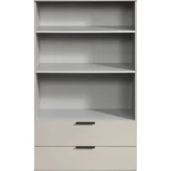 Kast Lucca 2-deurs - greige - 140x81x40 cm