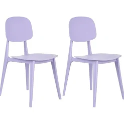 KATTAVIA - Tuinstoel set van 2 - Violet - Polypropyleen