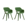 Keter Akola Tuinstoelen - 2 stuks -56.5x55x80cm - Olijf Groen