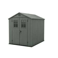 Keter Darwin 68 Tuinhuis - dubbele deuren + ramen - 190x244x221 - Groen