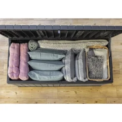 Keter Darwin Opbergbox - 570L - 142.5x65.5x78.2cm - Grijs