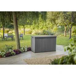 Keter Darwin Opbergbox - 670L - 142.5x65.5x89.52cm - Grijs