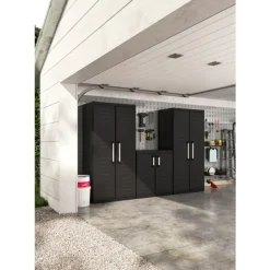 Keter Detroit XL lage Kast - 2 planken - 89x54x93cm - Zwart