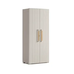 Keter Groove Hoge Kast - 80x45x180 cm - Beige