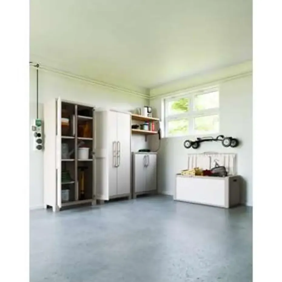 Keter Gulliver Opbergkast hoog - Multispace - tuinkast - 8 planken